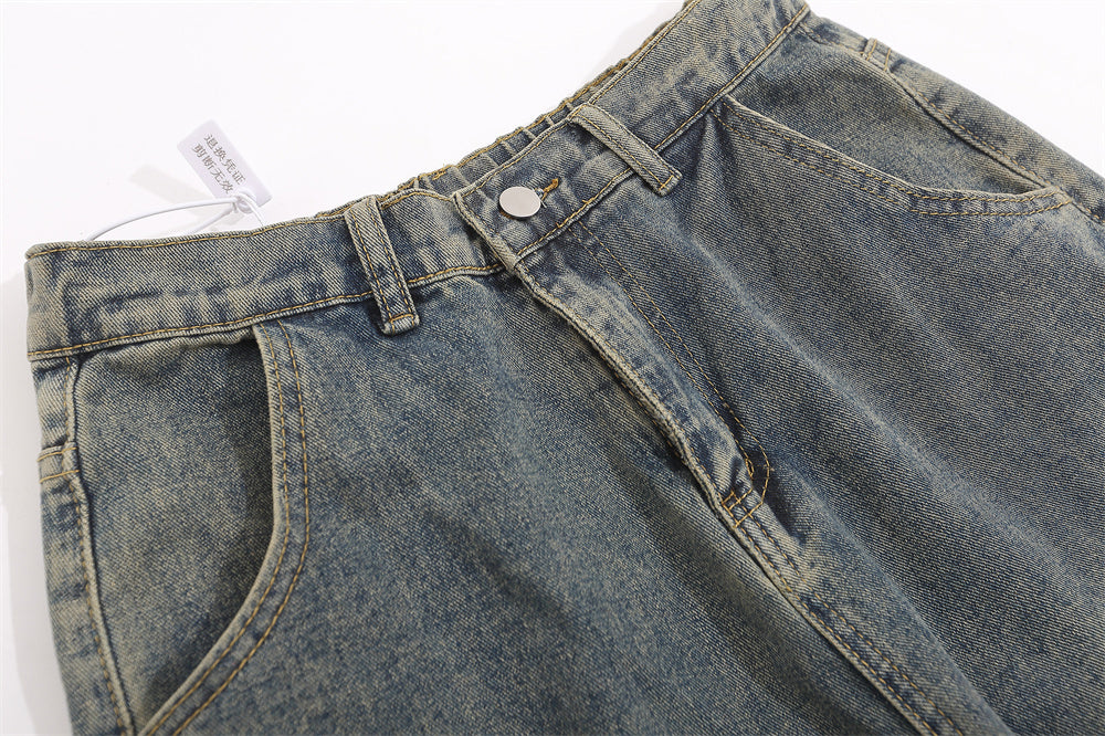 Multi-Pocket Workwear Jeans