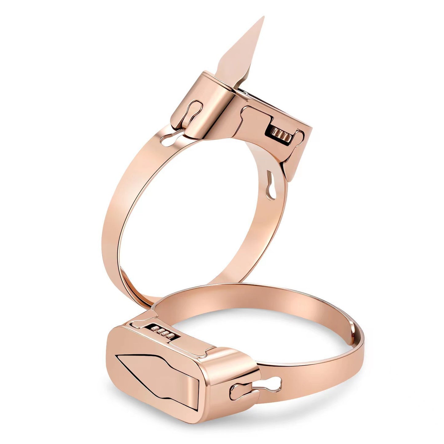 Hidden Blade Ring - Rose Gold