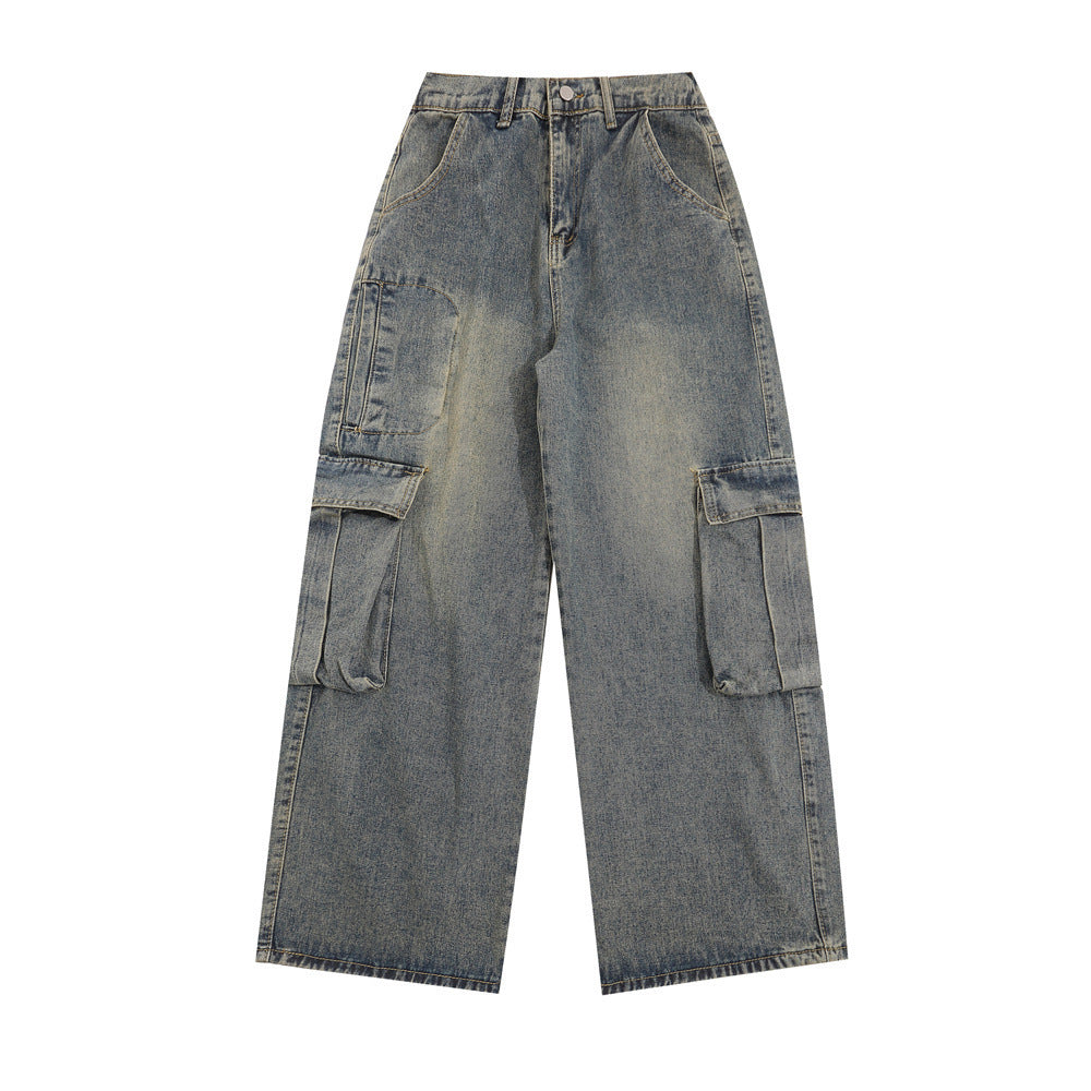 Multi-Pocket Workwear Jeans