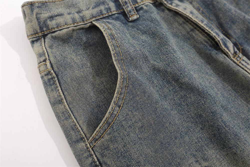 Multi-Pocket Workwear Jeans