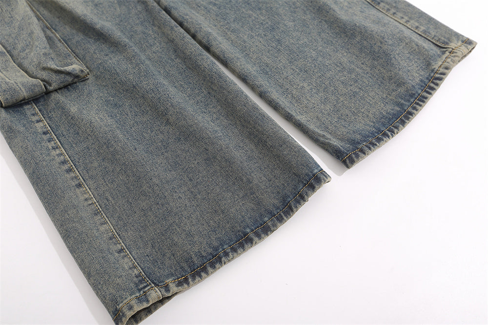 Multi-Pocket Workwear Jeans