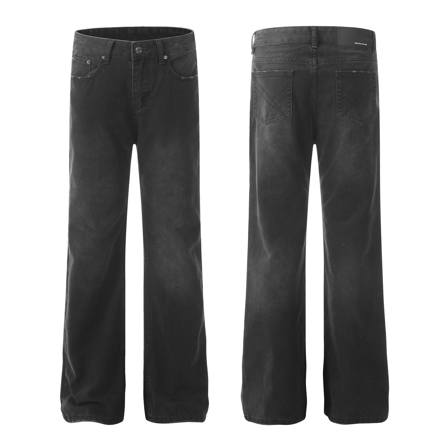 Distressed Straight High Jeans