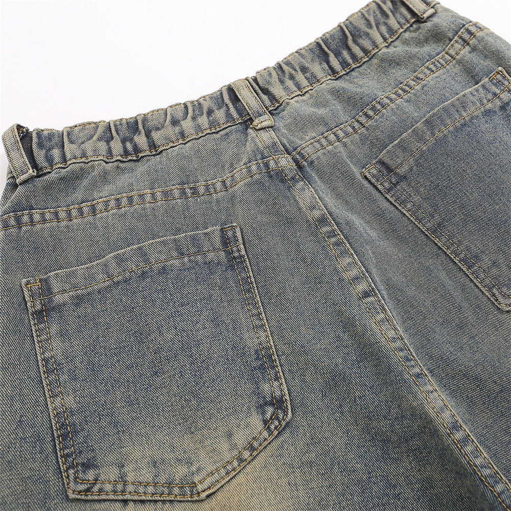 Multi-Pocket Workwear Jeans